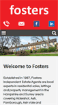 Mobile Screenshot of fostersestateagents.com